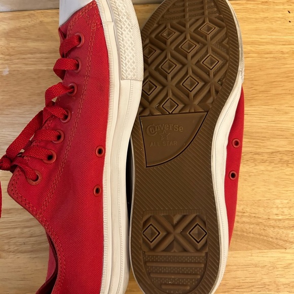 Converse Chuck Taylor All Star II Ox, Salsa Red, Men's - Picture 12 of 15